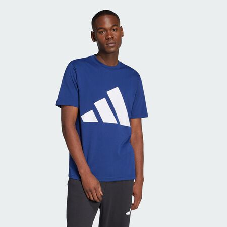 ADIDAS SPORTSWEAR Essentials Big Logo Tee Dark Blue / White MEN