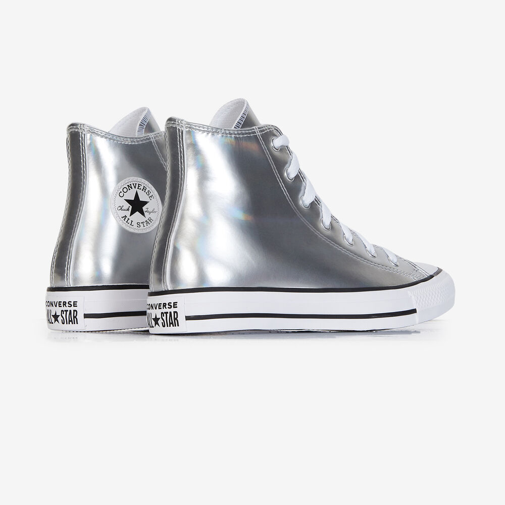 Leather Converse Chuck Taylor All Star Silber CONVERSE CHUCK