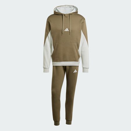 Survêtement à capuche colorblock French terry Sportswear : Olive Strata