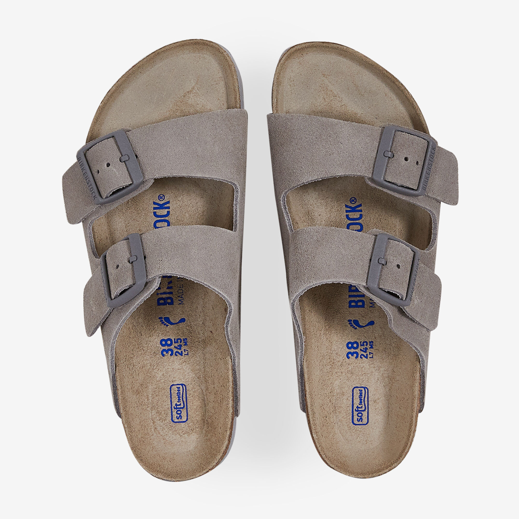 Stone grey birkenstocks best sale
