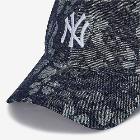 NEW ERA 9TWENTY WOMEN NY DENIM FLORAL BLEU/BLANC FEMME