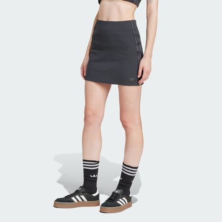 ADIDAS ORIGINALS Rib Skirt Carbon WOMEN