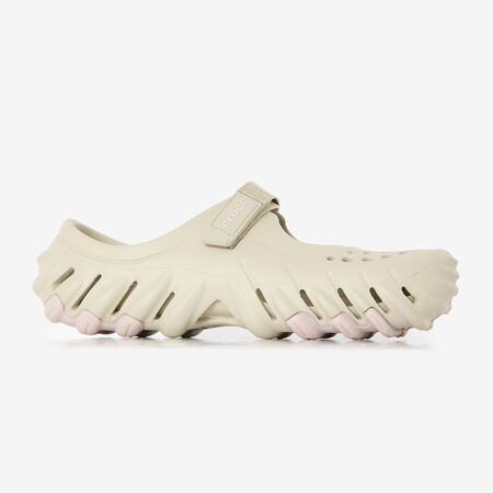 CROCS ECHO MARY JANE CLOG GRIS FEMME