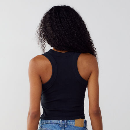 NIKE TOP TANK KNIT CHILL BLACK/WHITE WOMEN