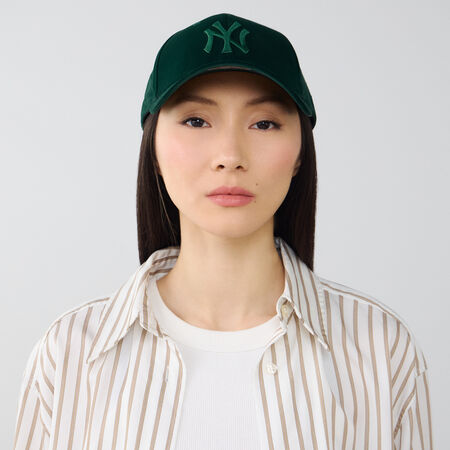 NEW ERA 9FORTY WOMEN NY VELVET MONOCHROME VERT FEMME