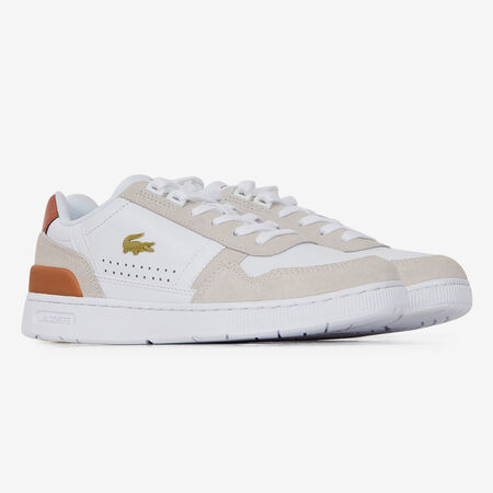LACOSTE t-clip T-CLIP BLANC/ROUGE FEMME