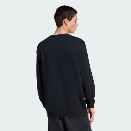 ADIDAS ORIGINALS Premium Essentials Knit Crewneck Black MEN