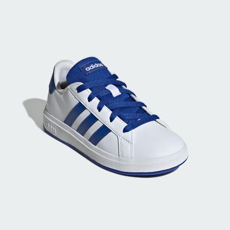 ADIDAS SPORTSWEAR Grand Court Lifestyle Tennis Lace-Up Shoes Cloud White / Royal Blue / Core Black JUNIOR