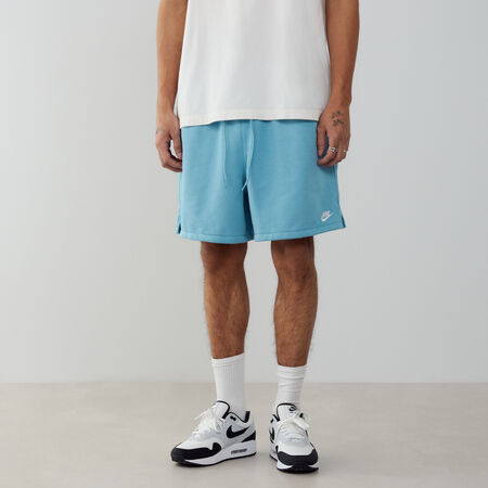 SHORT CLUB FLEECE FLOW : BLEU/BLANC