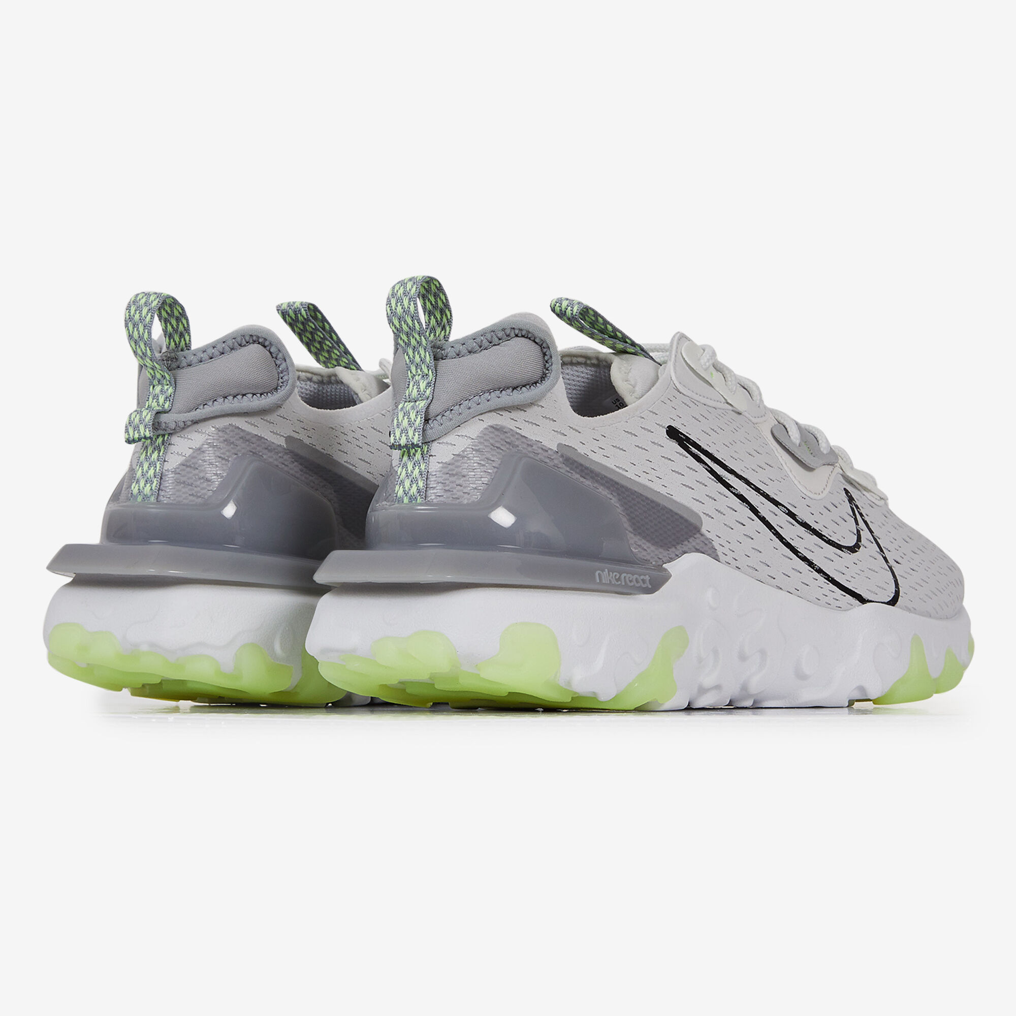 NIKE REACT VISION GREY YELLOW SNEAKERS MEN Courir