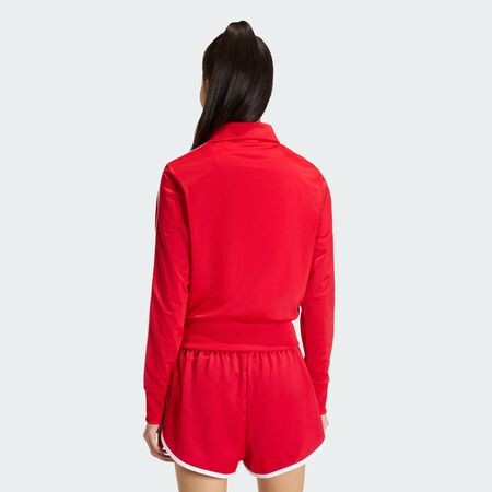 ADIDAS ORIGINALS FIREBIRD CLASSIC TRACK TOP Better Scarlet / White WOMEN