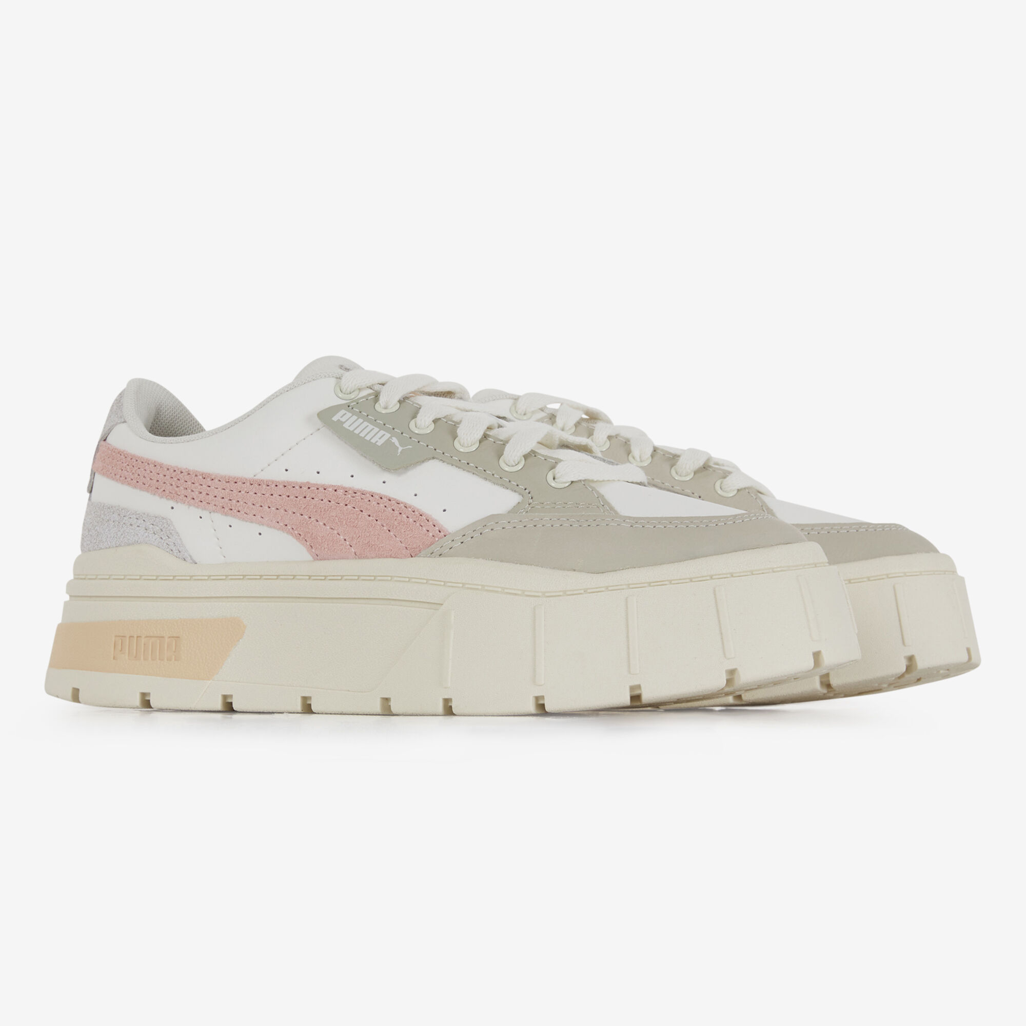 PUMA MAYZE STACK THRIFTED BEIGE PINK SNEAKERS WOMEN Courir