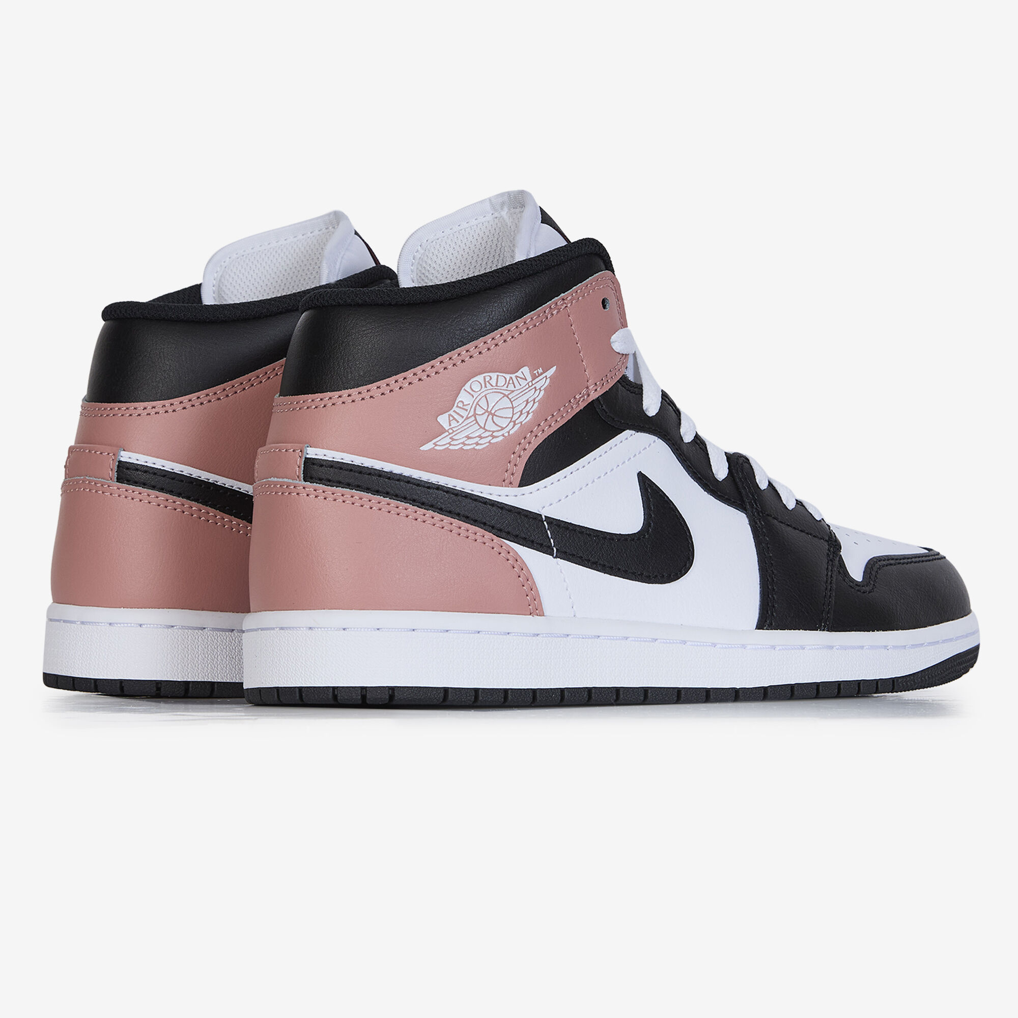 Air Jordan 1 Mid  Blanc/rose