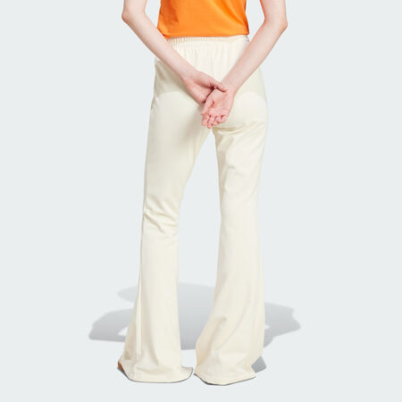 ADIDAS ORIGINALS Pantalon de survêtement évasé Firebird 3 bandes Cream White FEMME