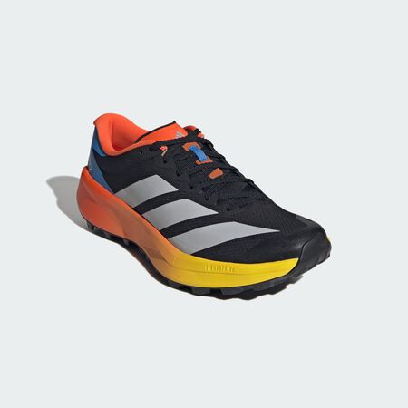 ADIDAS ORIGINALS Terrex Agravic 4 Trail Running Shoes Core Black / Grey Two / Semi Impact Orange MEN