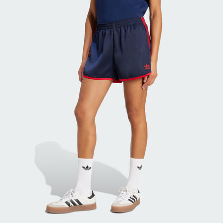 Adicolor 3-Stripes Sprinter Shorts : Night Indigo / Better Scarlet