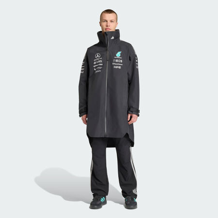 ADIDAS PERFORMANCE PARKA IMPERM&Eacute;ABLE &Eacute;QUIPE DE FORMULE 1 MERCEDES AMG PETRONAS Black HOMME
