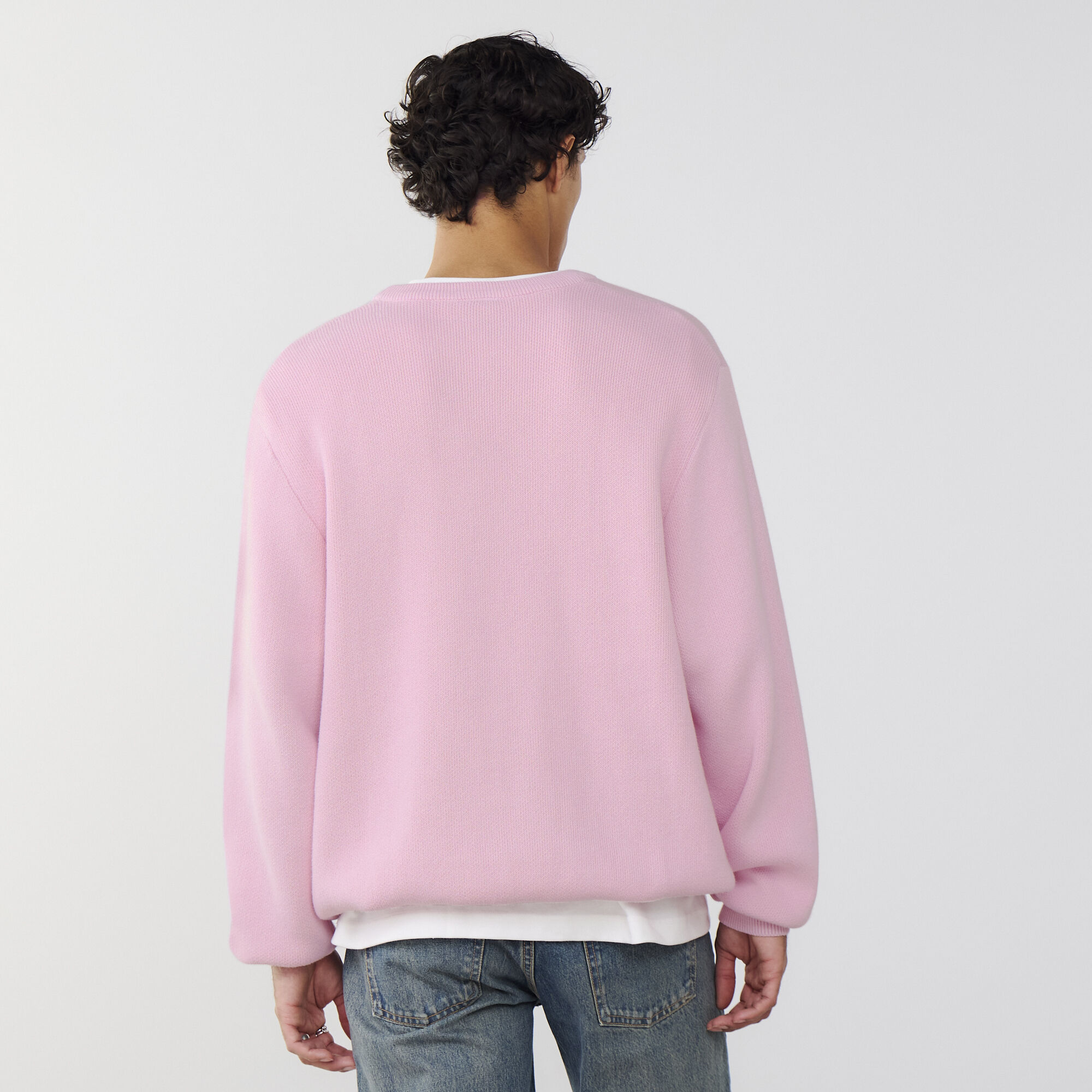 Sweat Crew Club  Rose/blanc