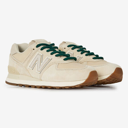 NEW BALANCE 574 574 BEIGE/VERT FEMME