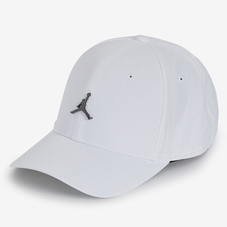 JORDAN CASQUETTE RISE METAL JUMPMAN BLANC NOIR HOMME