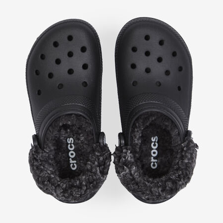 CROCS FLEECE LINED CLOG NOIR FEMME