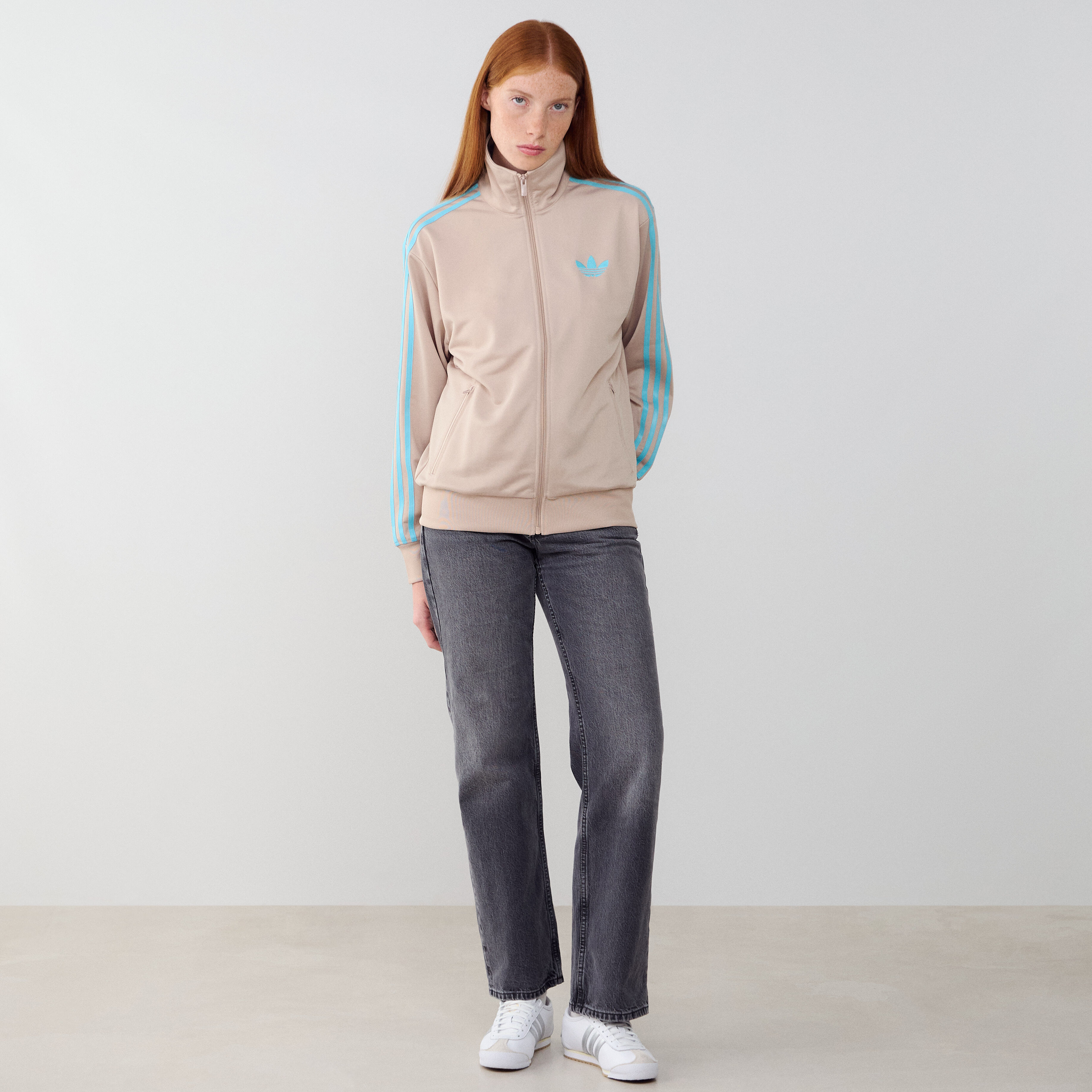 Jacket Fz Tracktop Firebird  Beige/bleu