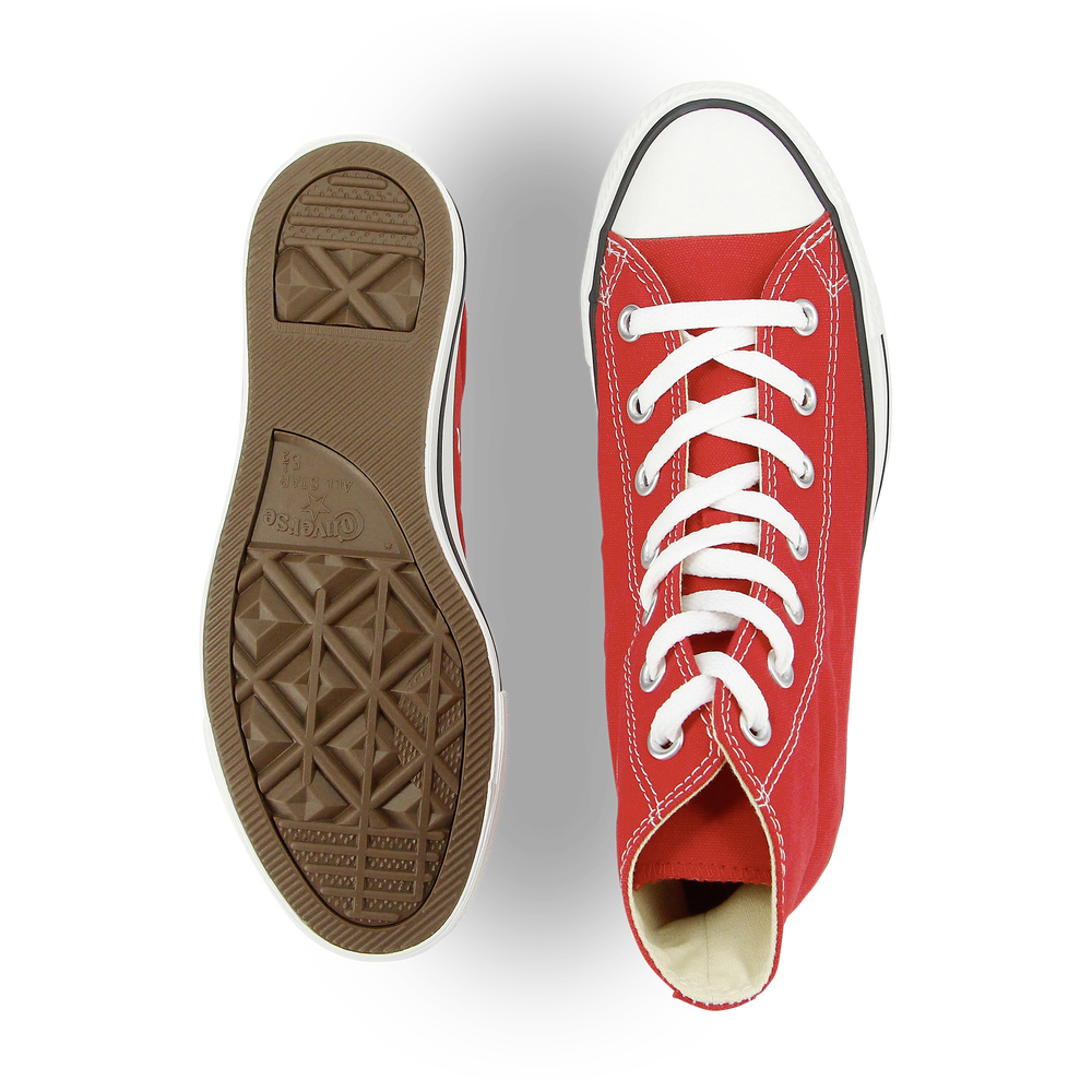 CONVERSE CHUCK TAYLOR ALL STAR HI CORE SNEAKERS FEMME ROUGE LACETS Courir