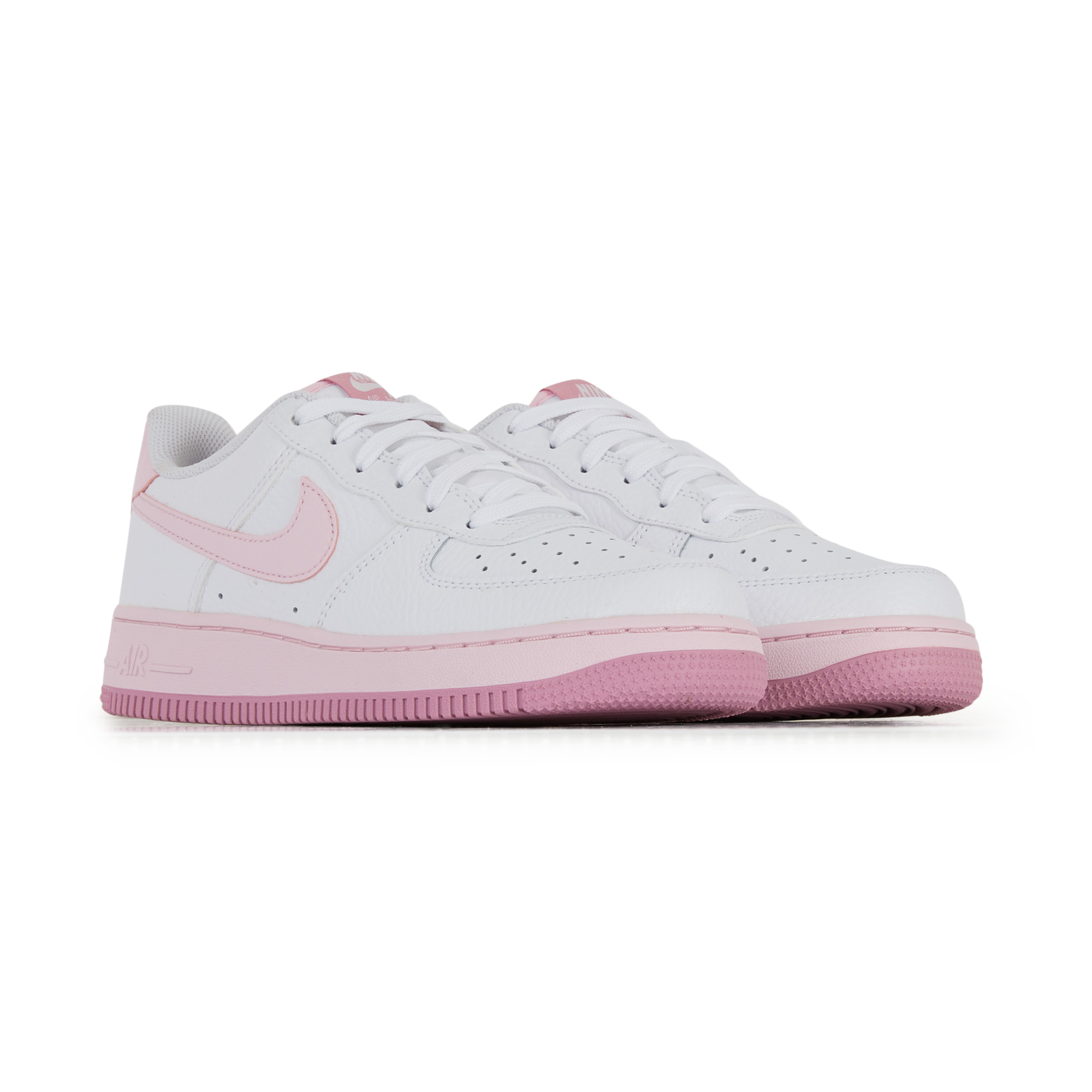air force blanche semelle rose