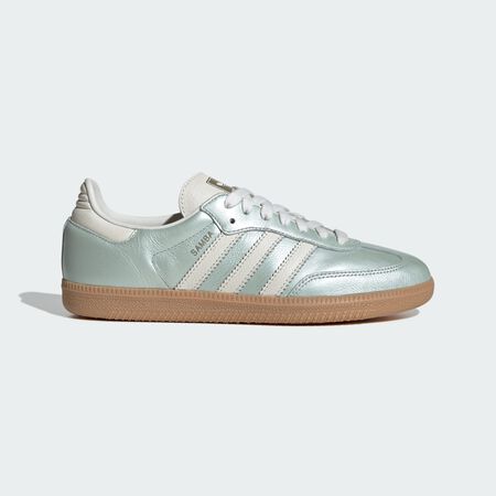 ADIDAS ORIGINALS samba Samba OG Shoes Linen Green Met. / Off White / Cyber Metallic WOMEN