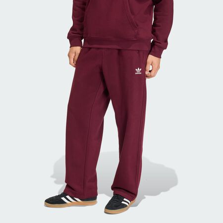 ADIDAS ORIGINALS PANTALON ESSENTIAL OPEN HEM LOOSE Maroon HOMME