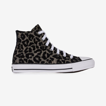 CONVERSE chuck taylor all star CHUCK TAYLOR ALL STAR HI LEOPARD BLACK/WHITE JUNIOR