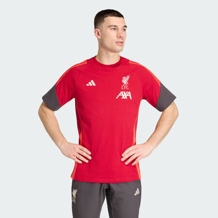 ADIDAS PERFORMANCE Liverpool FC Tiro 25 Competition Cotton Tee Strawberry Red MEN