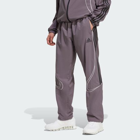 Pantalon de survêtement Teamgeist Adicolor : Grey Strata / Black