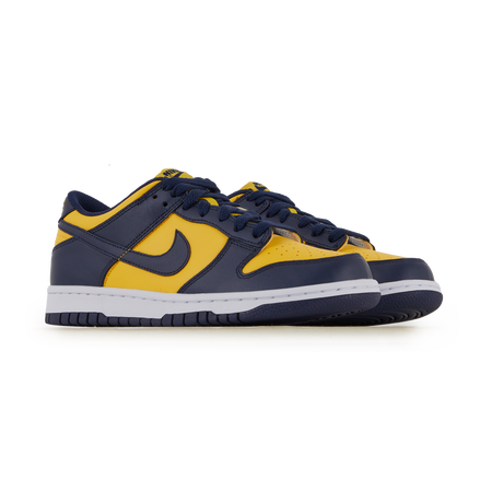 NIKE dunk DUNK LOW MICHIGAN JAUNE/MARINE JUNIOR