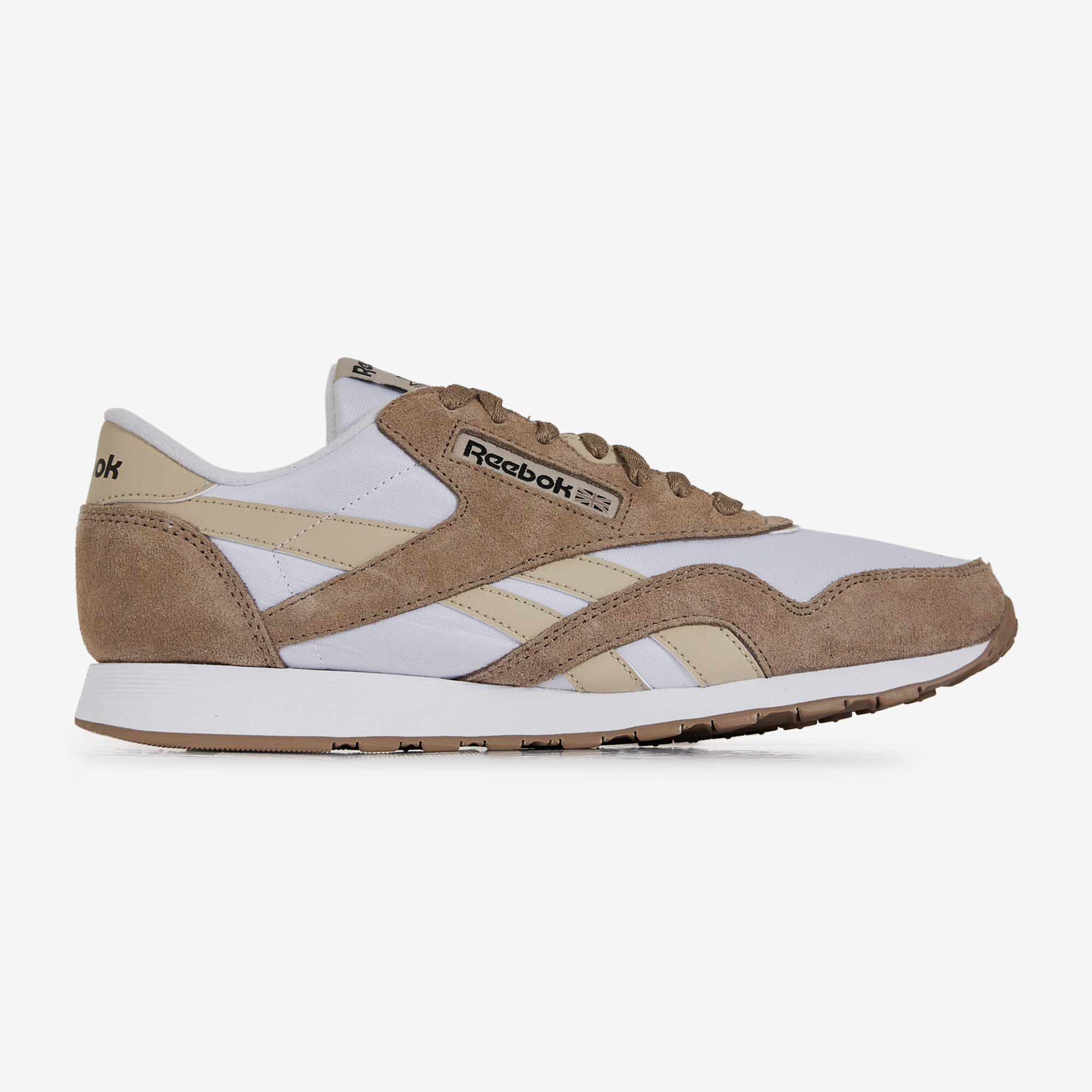 Sweat reebok top vintage homme beige
