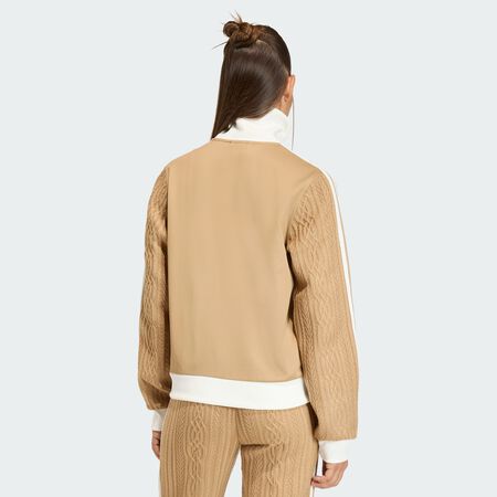 ADIDAS ORIGINALS ADIDAS ORIGINALS KNIT CLASSIC TRACK TOP Cardboard WOMEN