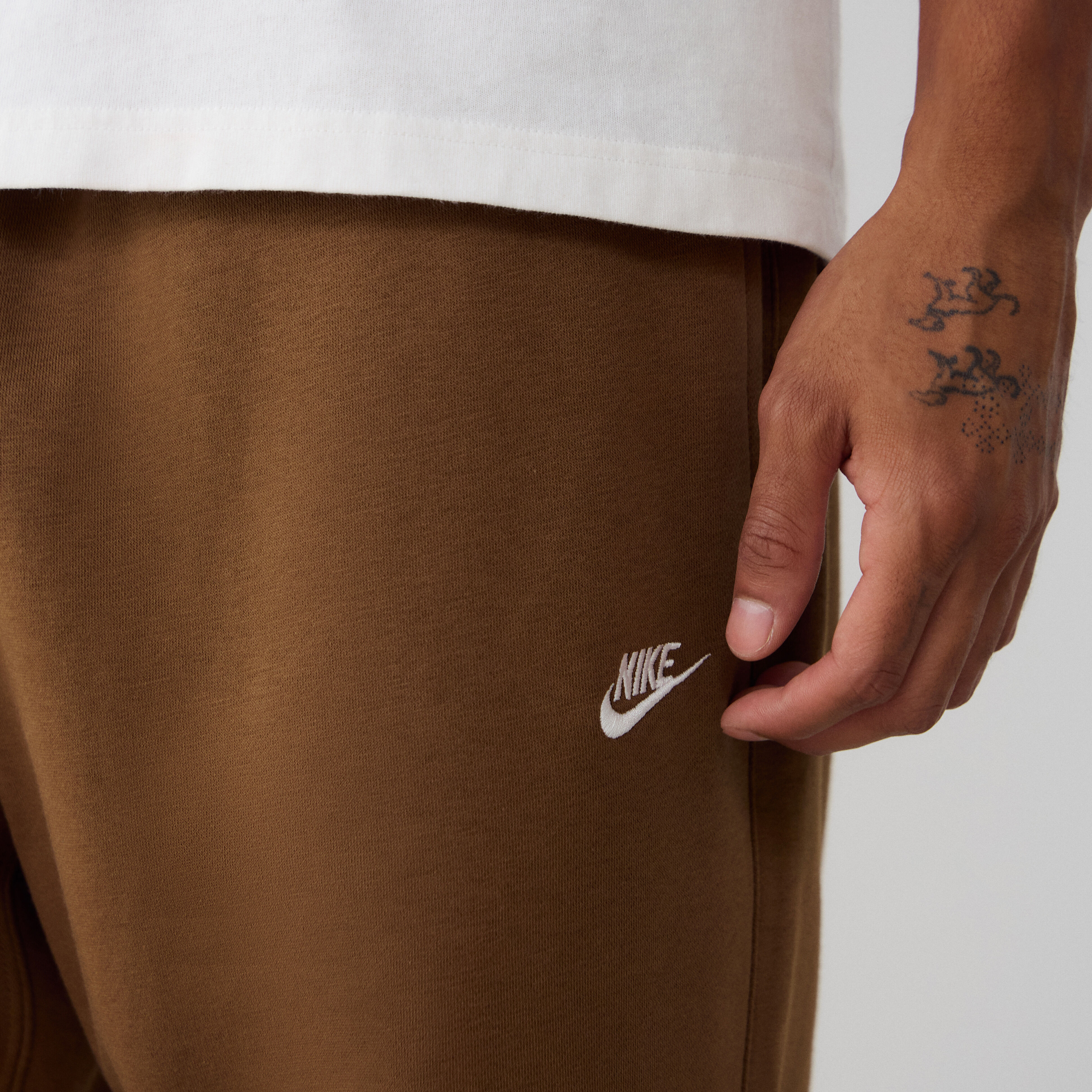 Pant Jogger Club  Marron/blanc