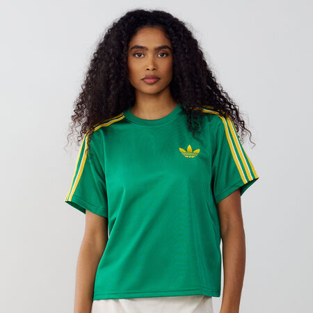 ADIDAS ORIGINALS TEE FIREBIRD GREEN/YELLOW WOMEN