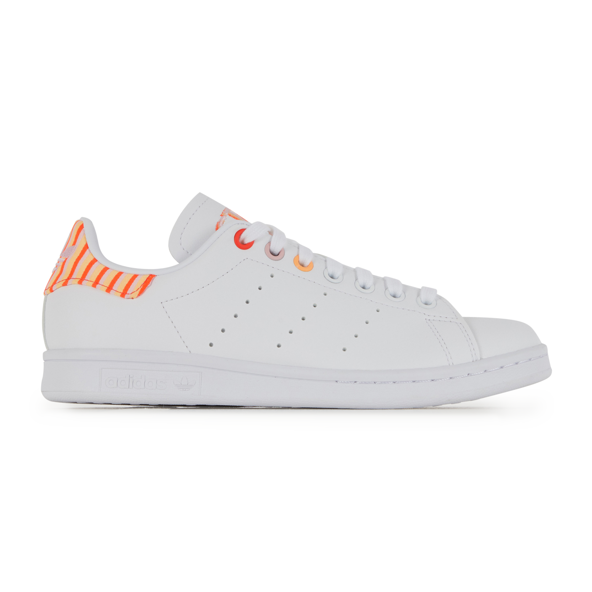 stan smith blanc orange
