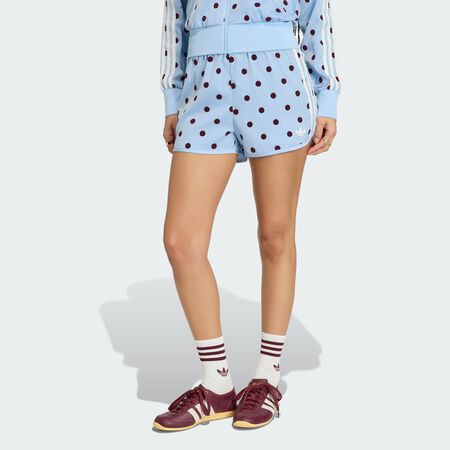 ADIDAS ORIGINALS POLKA DOTS SPRINTER SHORTS Clear Sky WOMEN