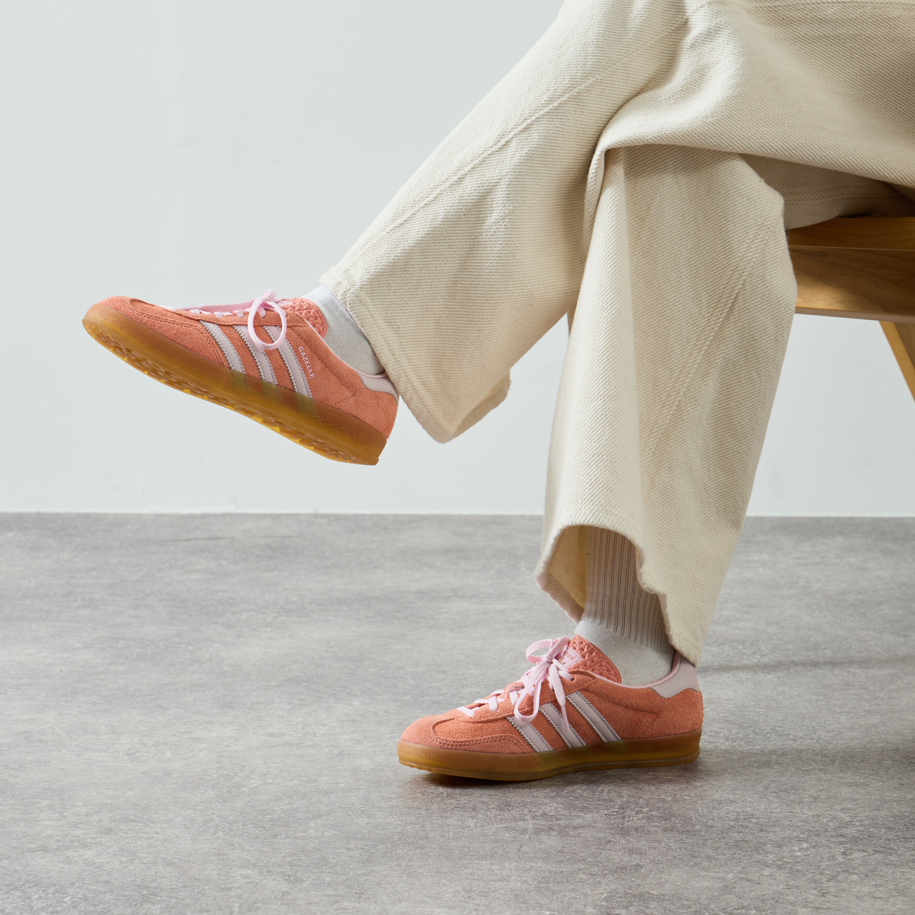 Gazelle adidas shop rose clair