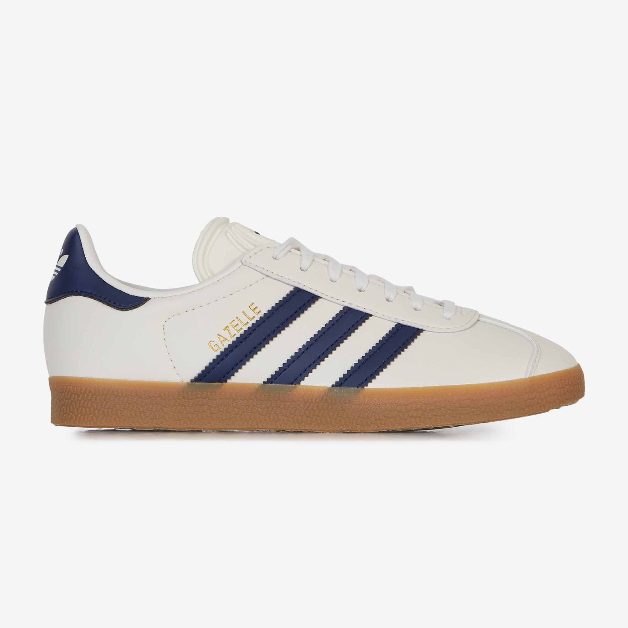 ADIDAS ORIGINALS GAZELLE WHITE BLUE SNEAKERS WOMEN Courir