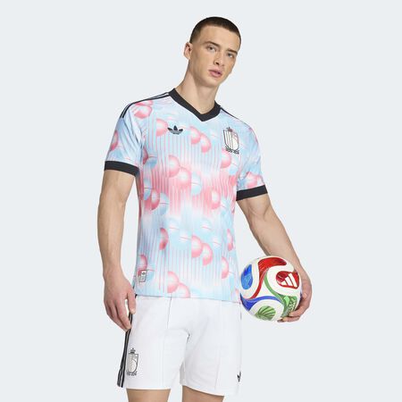 ADIDAS PERFORMANCE Maillot Ext&eacute;rieur Belgique 26 Authentique Frozen Blue / Black HOMME