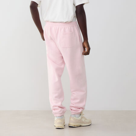NEW BALANCE PANT JOGGER SMALL LOGO PINK/WHITE MEN