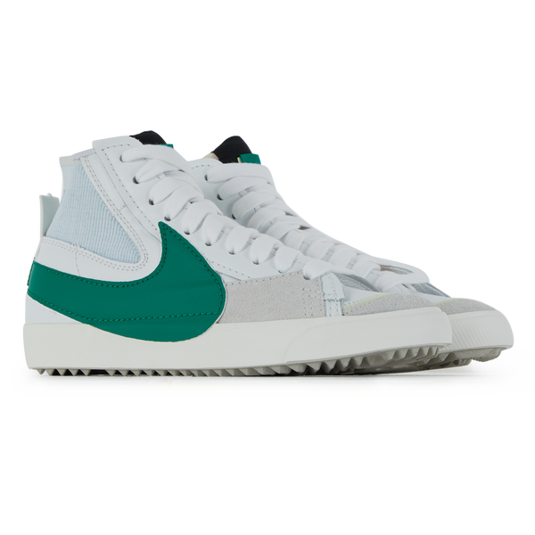 White and green nike 2025 blazers