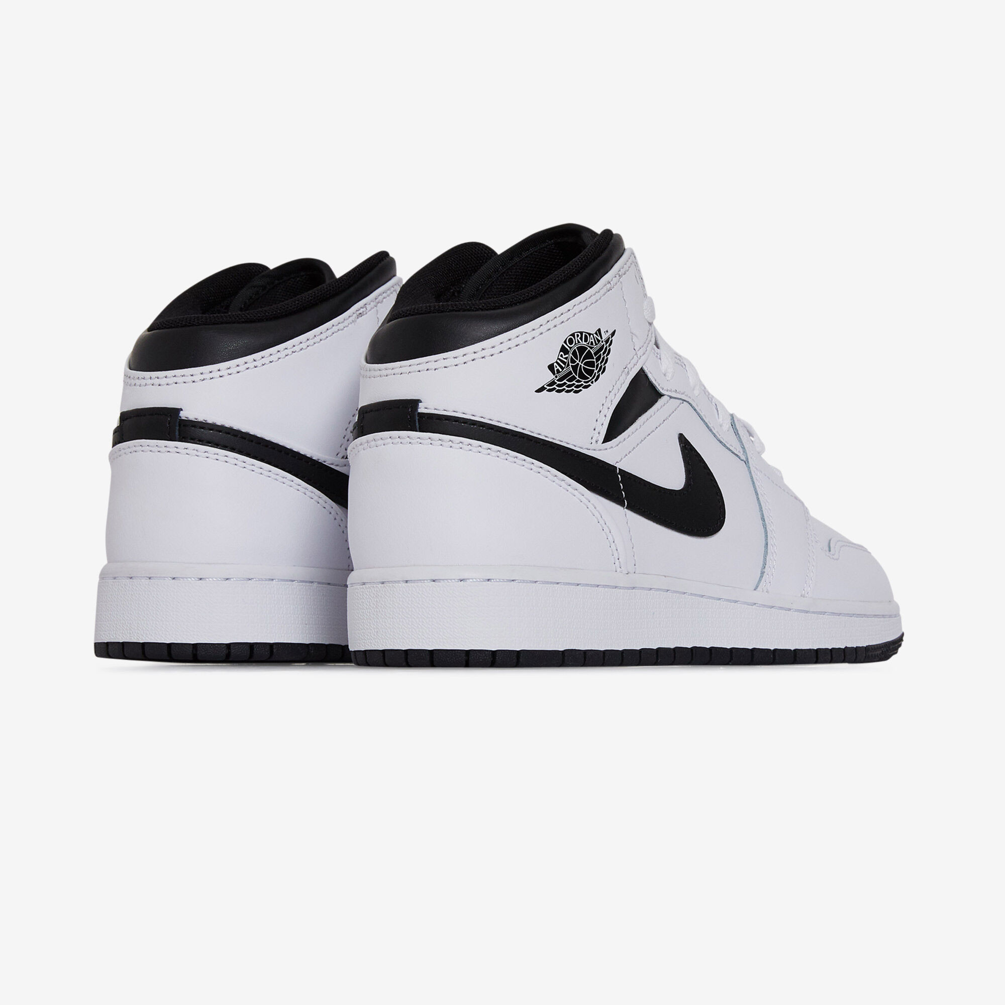 Air Jordan 1 Mid  Blanc/noir
