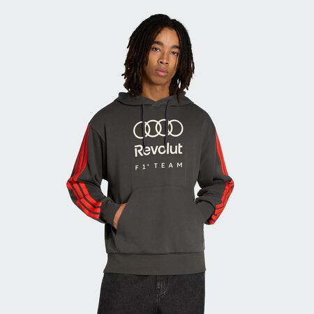 ADIDAS PERFORMANCE AUDI REVOLUT F1 TEAM DNA FRENCH TERRY HOODIE Utility Black MEN