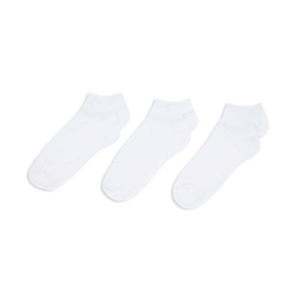 Le pack de 3 chaussettes de sport Sympatico, coloris blanc.