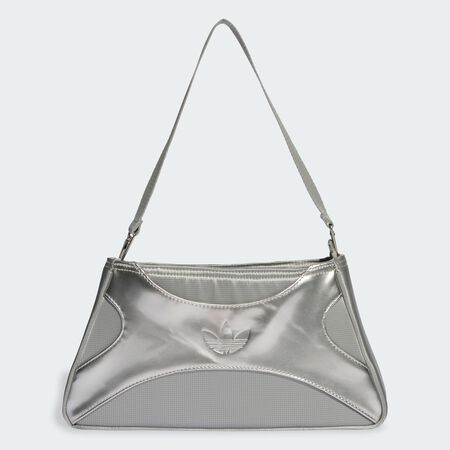 ADIDAS ORIGINALS Clutch Shoulder Bag Silver Metallic UNISEX