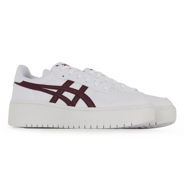 ASICS JAPAN S PF BLANC BORDEAUX SNEAKERS FEMME Courir